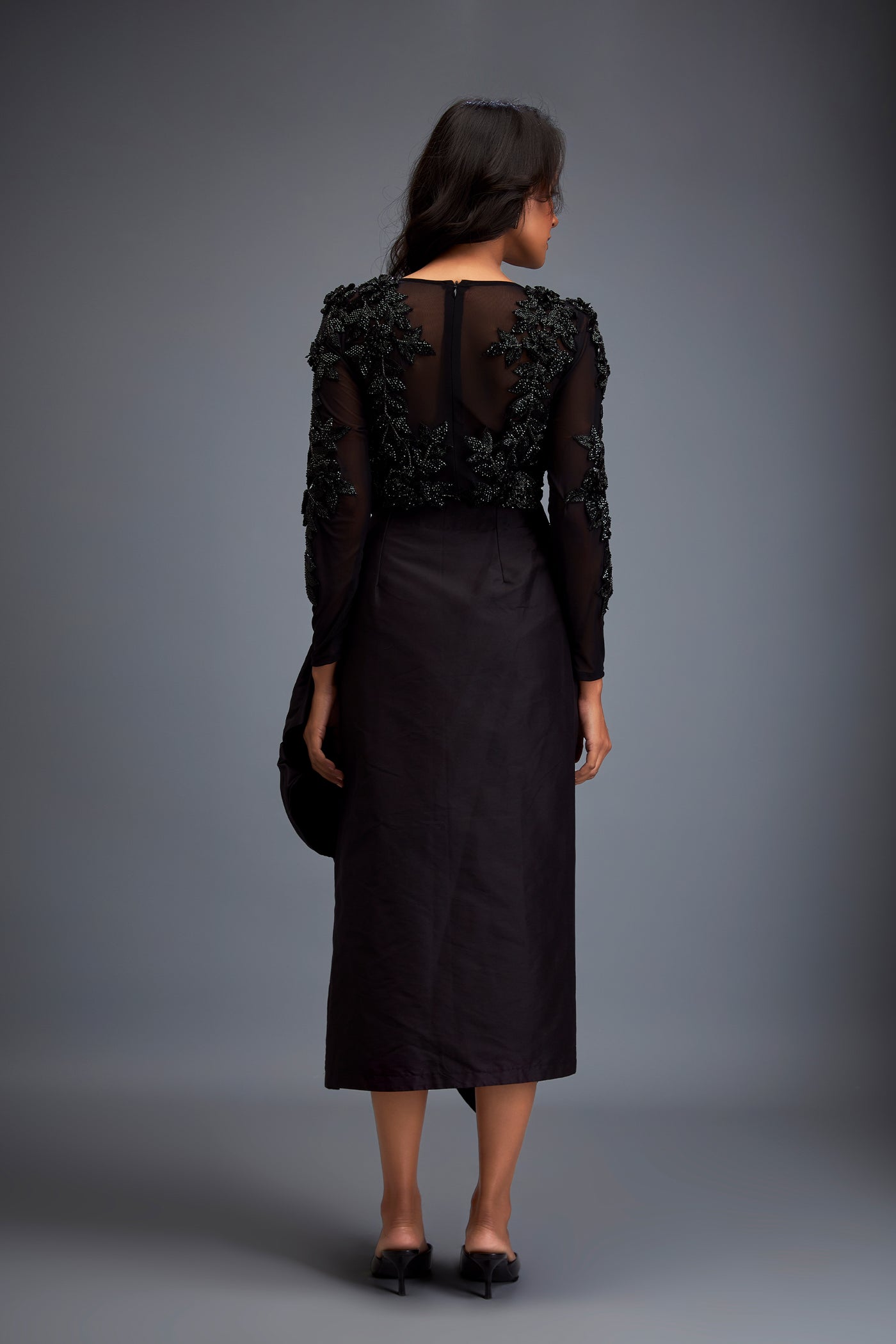 Deepika Arora Asymmetrical Skirt Set Indian designer wear online shopping melange singapore