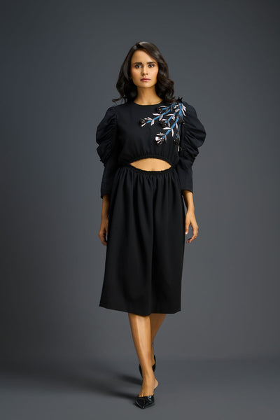 Deepika Arora Black Dress Indian designer wear online shopping melange singapore 