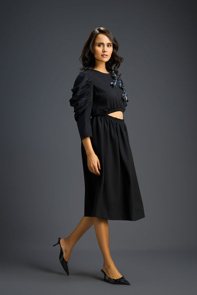 Deepika Arora Black Dress Indian designer wear online shopping melange singapore 