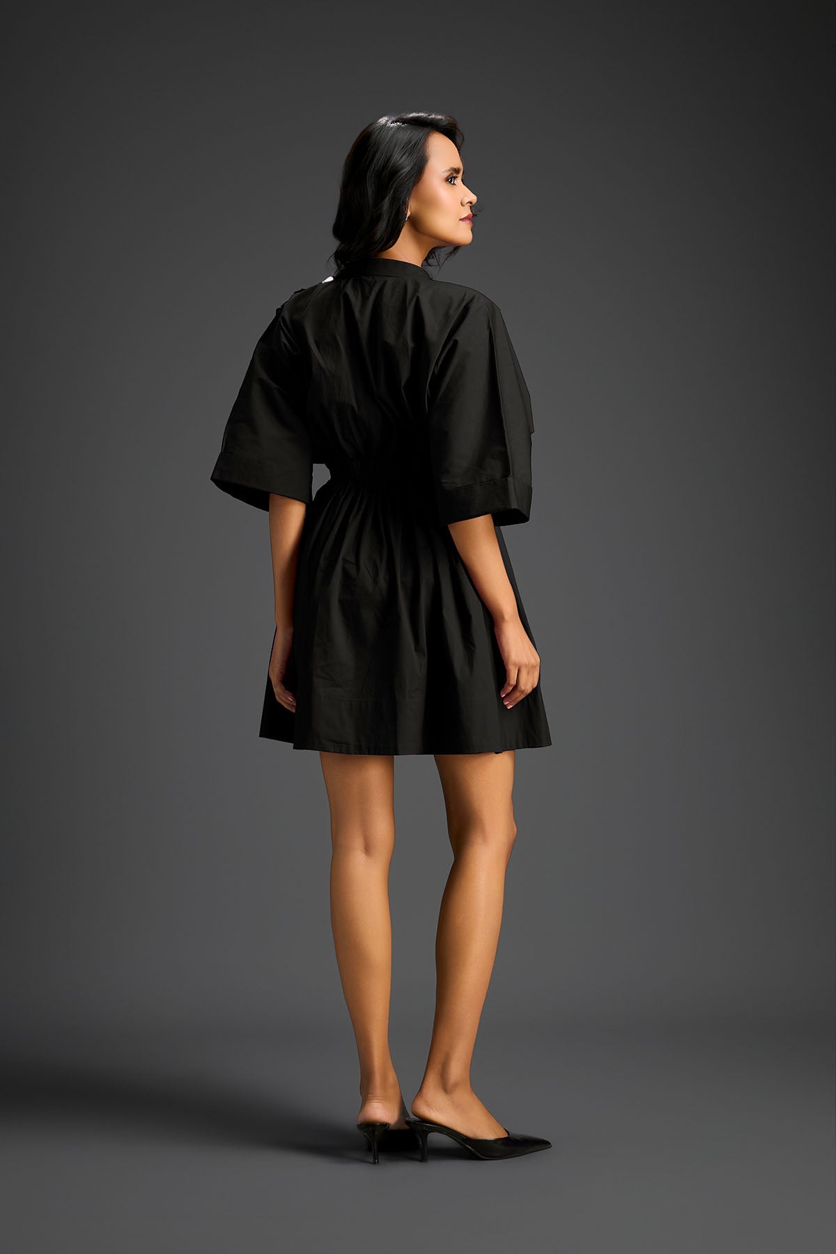 Deepika Arora Black Shift Dress Indian designer wear online shopping melange singapore 