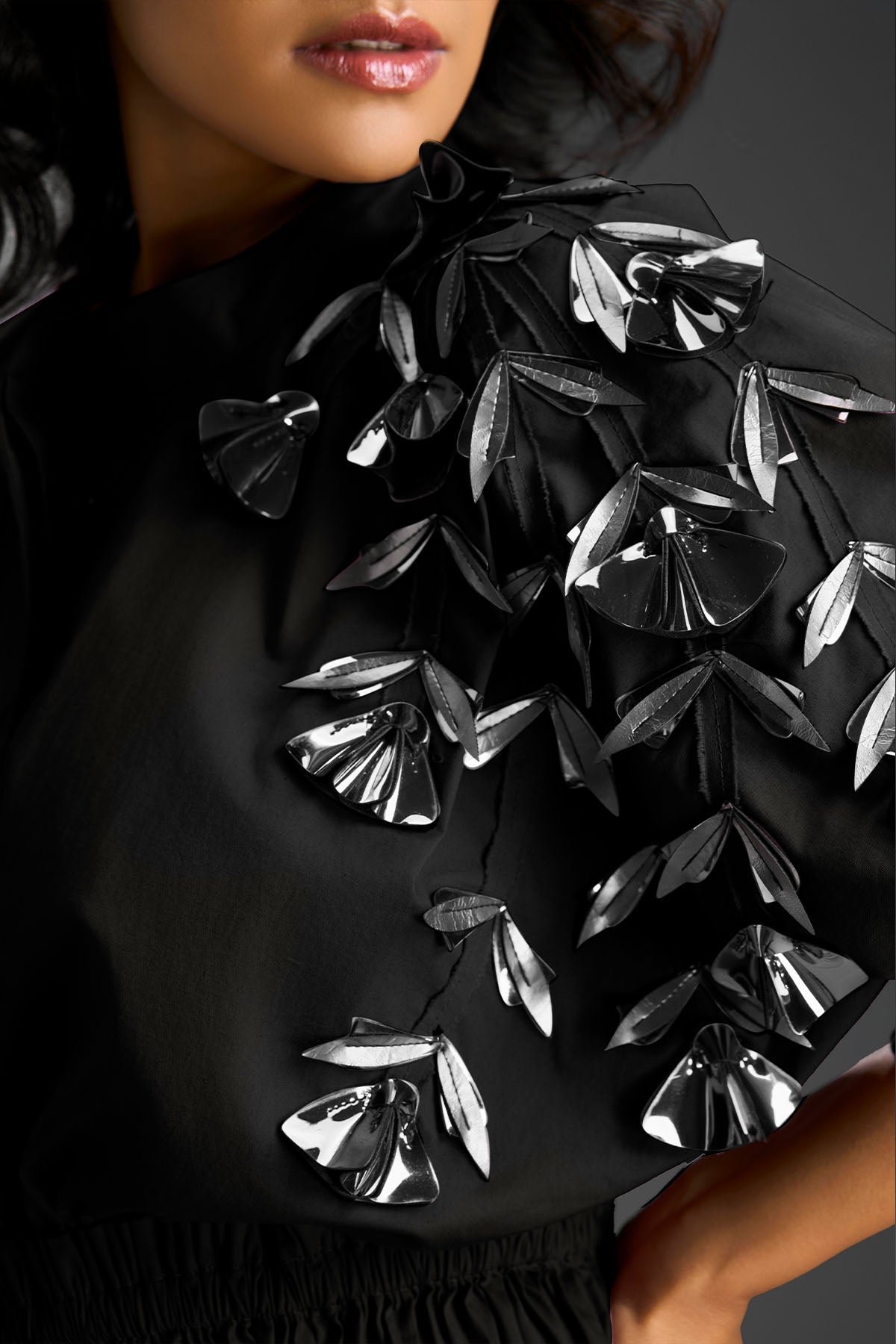 Deepika Arora Black Shift Dress Indian designer wear online shopping melange singapore 