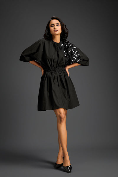 Deepika Arora Black Shift Dress Indian designer wear online shopping melange singapore 