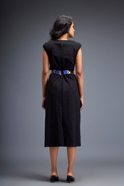 Deepika Arora Gathered Waist Dress indian designer wear online shopping melange singapore 
