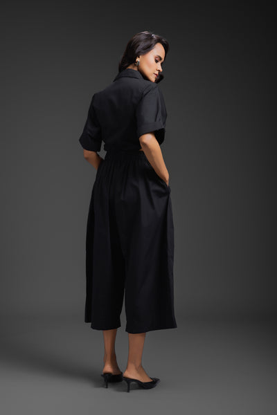 Deepika Arora Jumpsuit With Side Cuts indian designer wear online shopping melange singapore