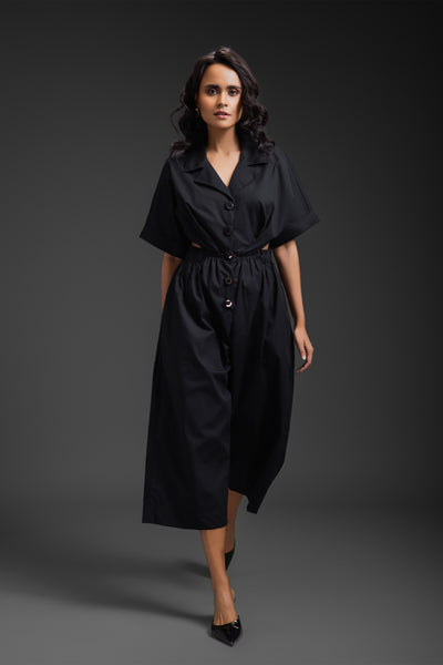 Deepika Arora Jumpsuit With Side Cuts indian designer wear online shopping melange singapore