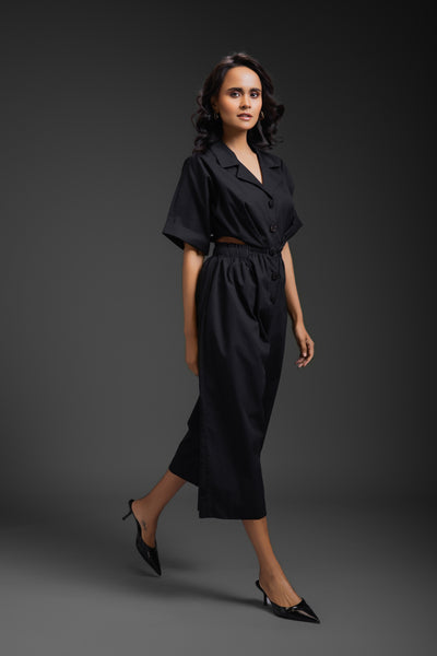 Deepika Arora Jumpsuit With Side Cuts indian designer wear online shopping melange singapore