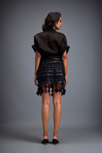 Deepika Arora Layered Skirt indian designer wear online shopping melange singapore 