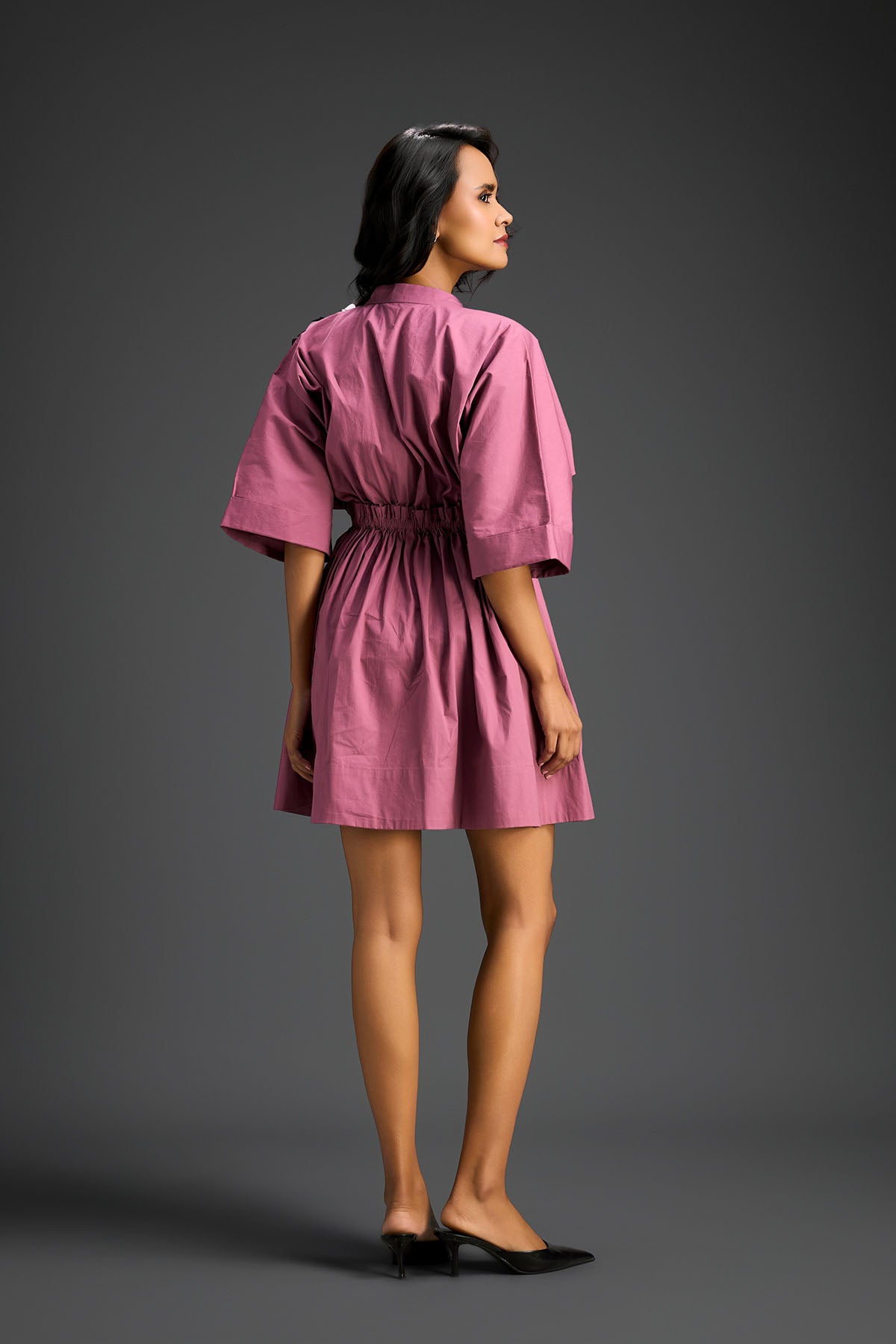 Deepika Arora Pink Shift Dress Indian designer wear online shopping melange singapore 