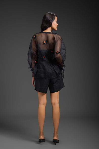 Deepika Arora Sheer Top indian designer wear online shopping melange singapore