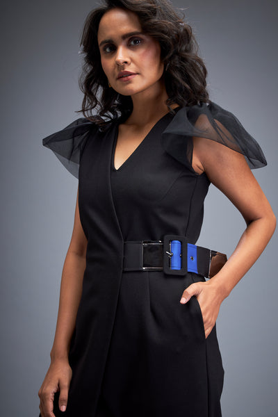 Deepika Arora Sleek Modern Silhouette Jumpsuit indian designer wear online shopping melange singapore 