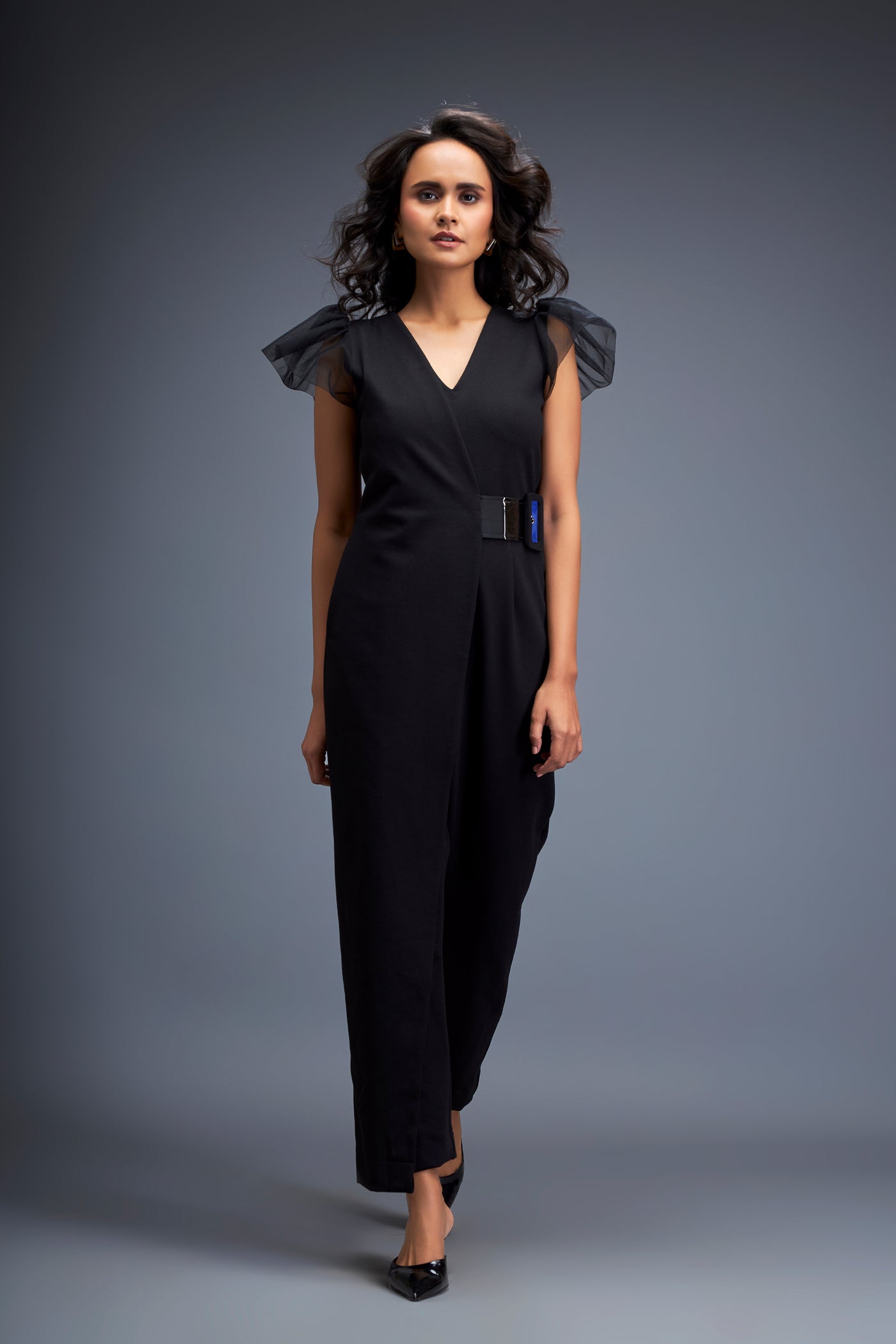 Deepika Arora Sleek Modern Silhouette Jumpsuit indian designer wear online shopping melange singapore 