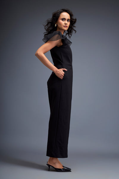 Deepika Arora Sleek Modern Silhouette Jumpsuit indian designer wear online shopping melange singapore 