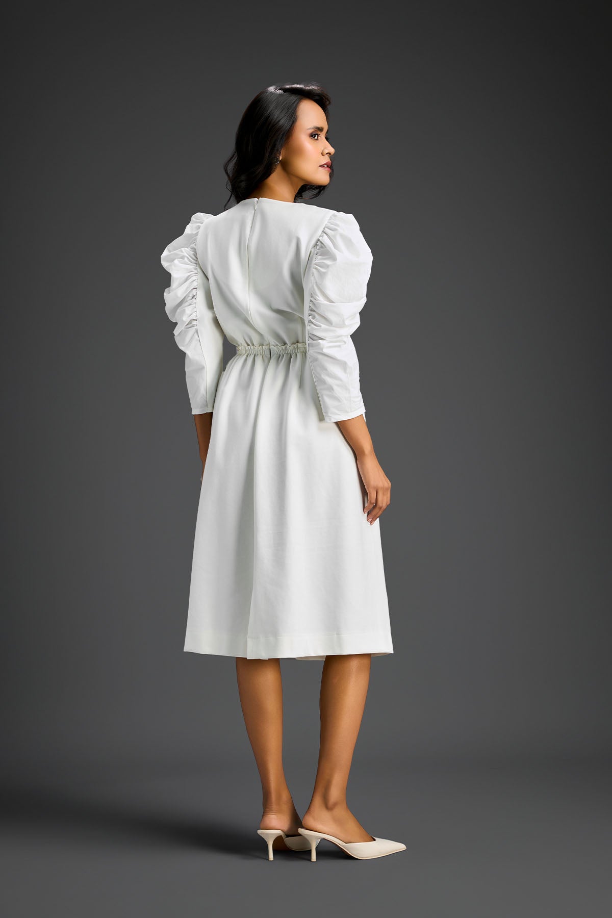 Deepika Arora White Dress Indian designer wear online shopping melange singapore