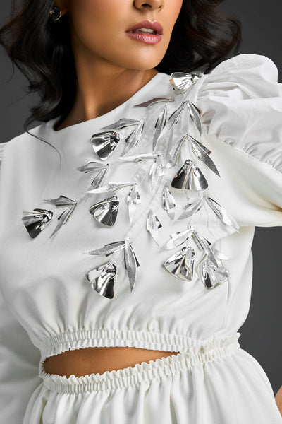 Deepika Arora White Dress Indian designer wear online shopping melange singapore
