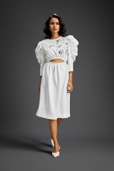 Deepika Arora White Dress Indian designer wear online shopping melange singapore