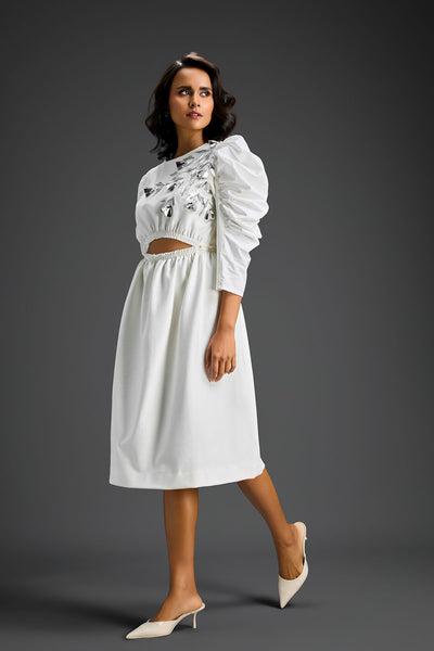 Deepika Arora White Dress Indian designer wear online shopping melange singapore