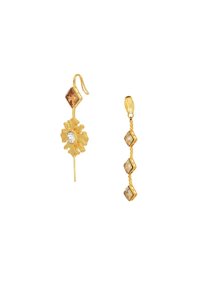 ESME Morning Day Lily Honey Gold jewellery indian designer wear online shopping melange singapore
