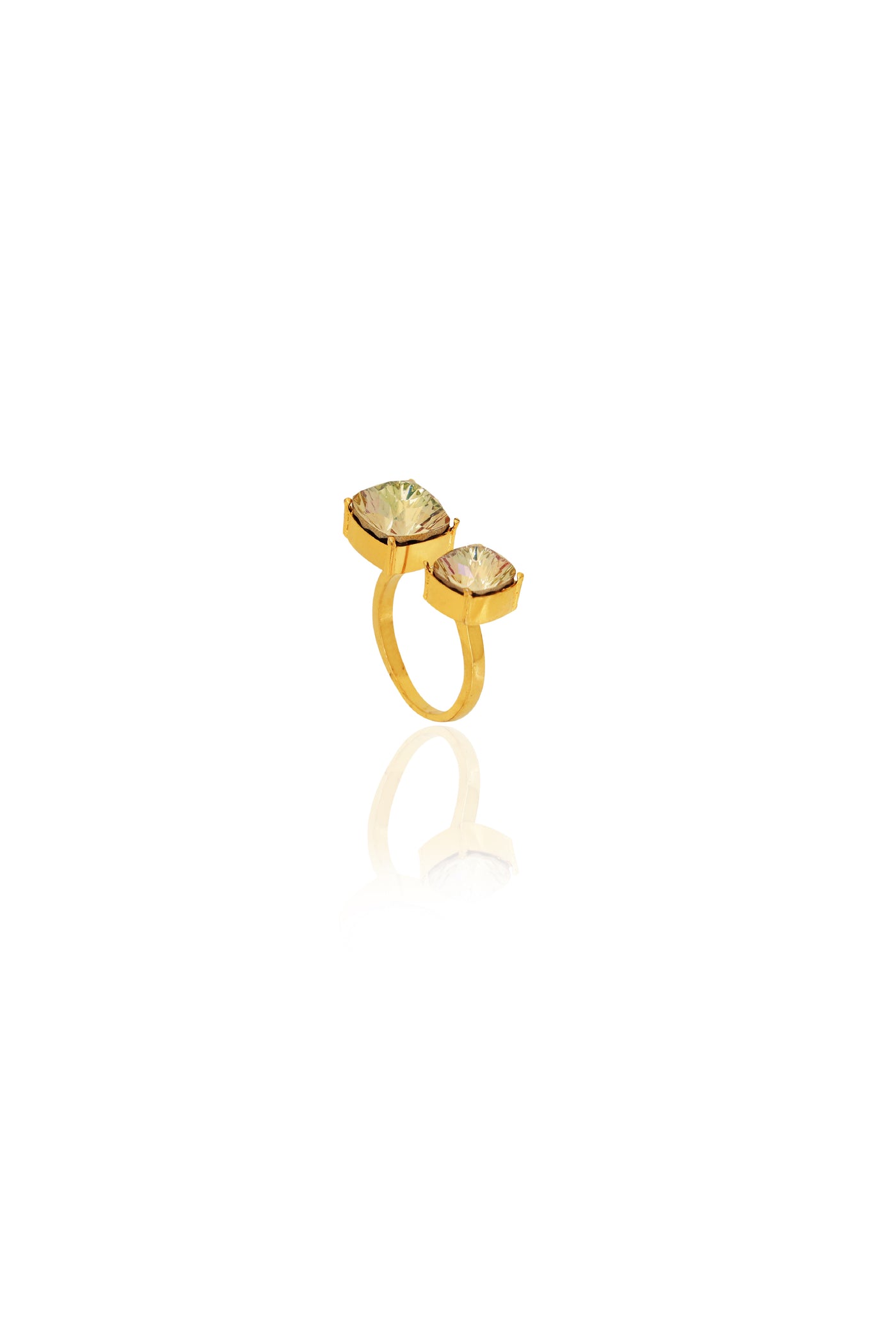 ESME Jewellery Velvet Sage Luminous Gold Indian designer wear online shopping melange singapore
