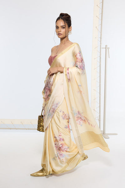 Handwoven Biscotti Printed Saree