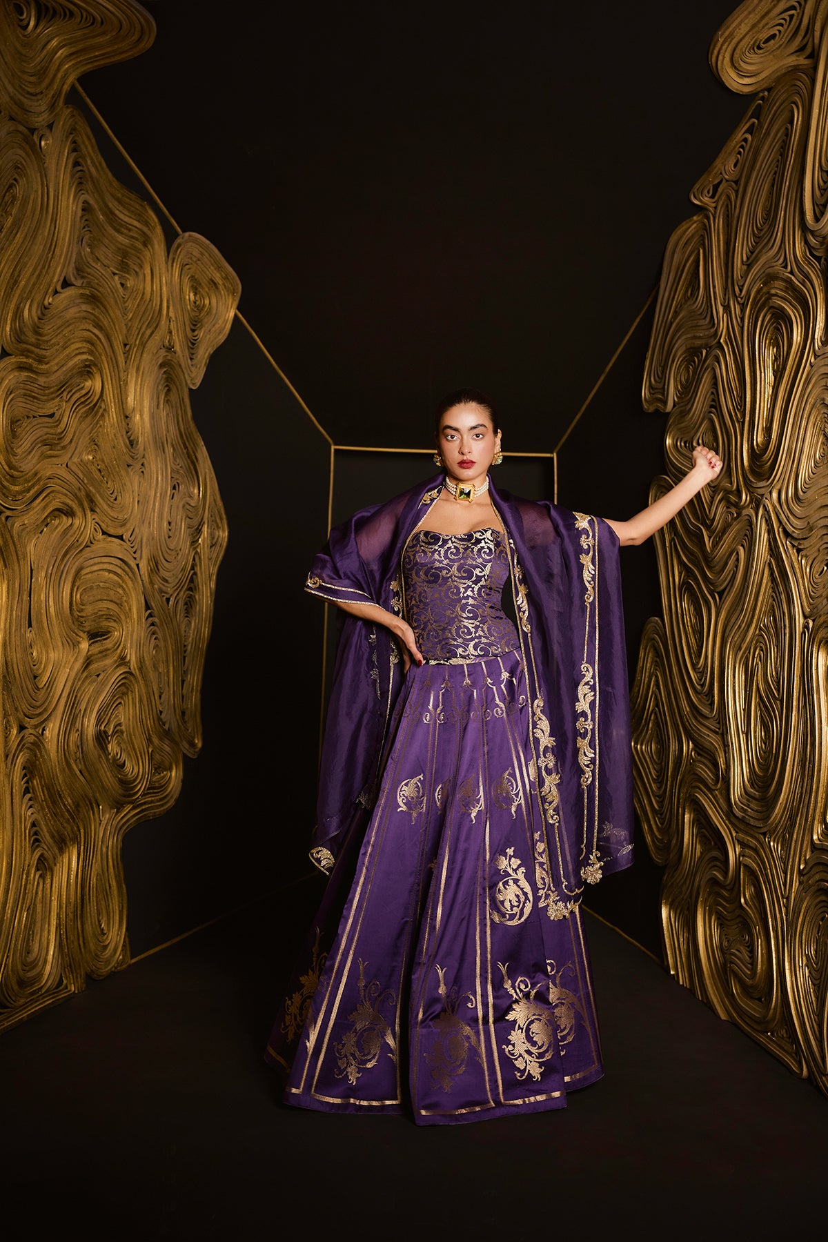 Ekaya The 'Only Mine' Lehenga indian designer wear online shopping melange singapore 