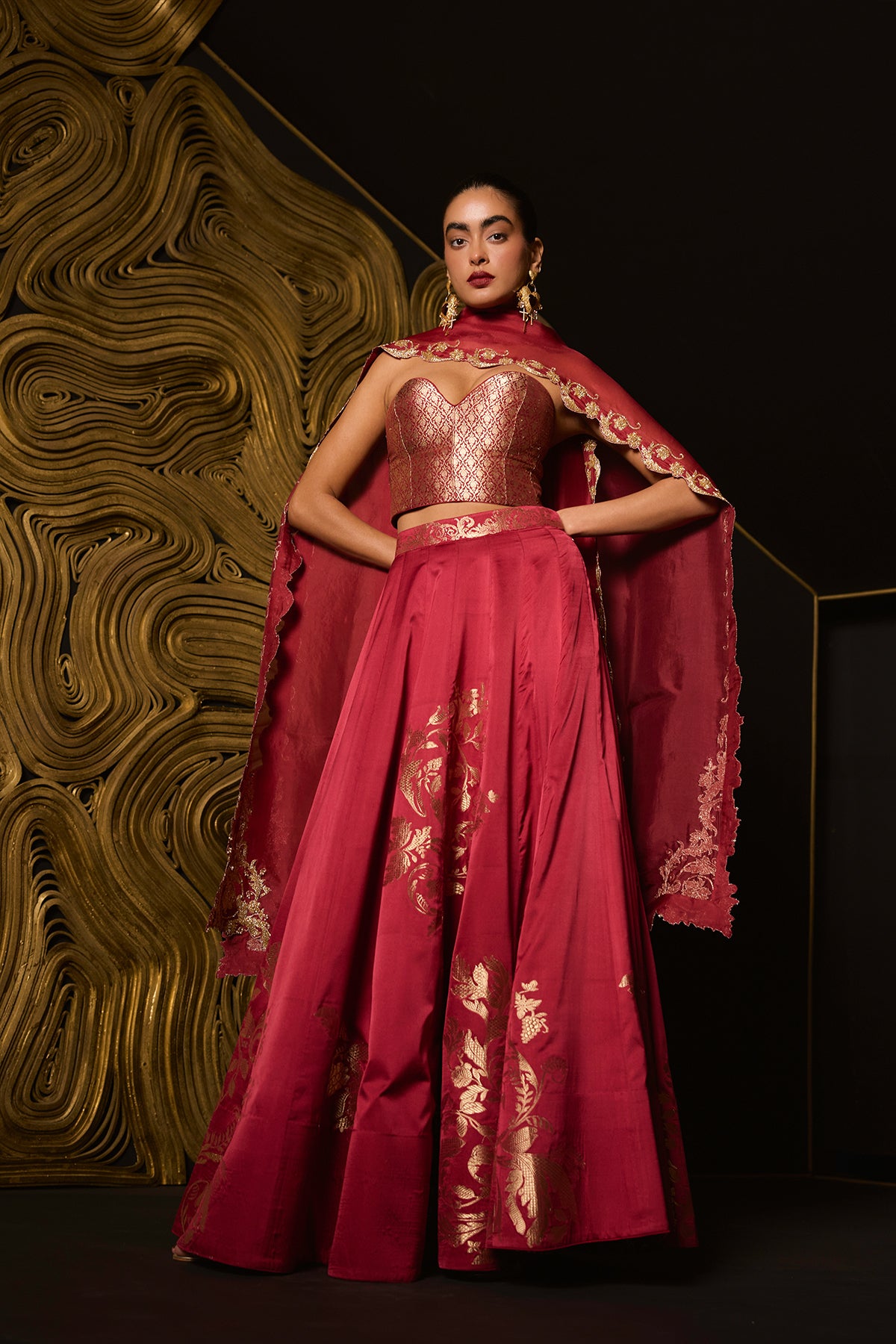 Ekaya The 'Stay With Me' Lehenga indian designer wear online shopping melange singapore 