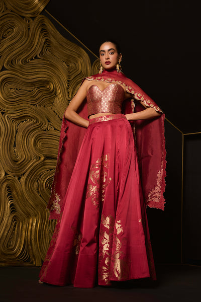 Ekaya The 'Stay With Me' Lehenga indian designer wear online shopping melange singapore 