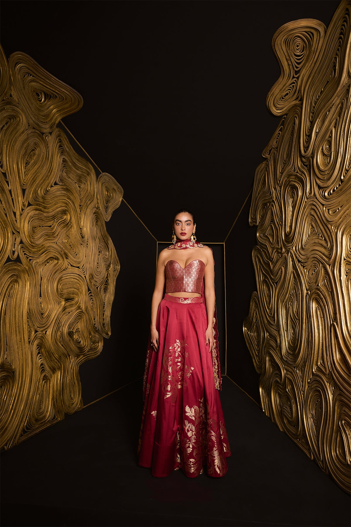 Ekaya The 'Stay With Me' Lehenga indian designer wear online shopping melange singapore 