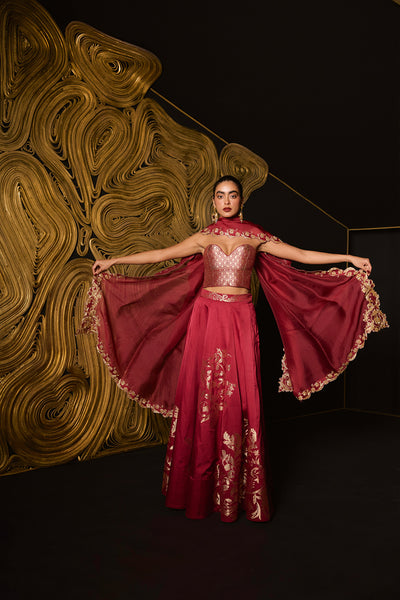Ekaya The 'Stay With Me' Lehenga indian designer wear online shopping melange singapore 
