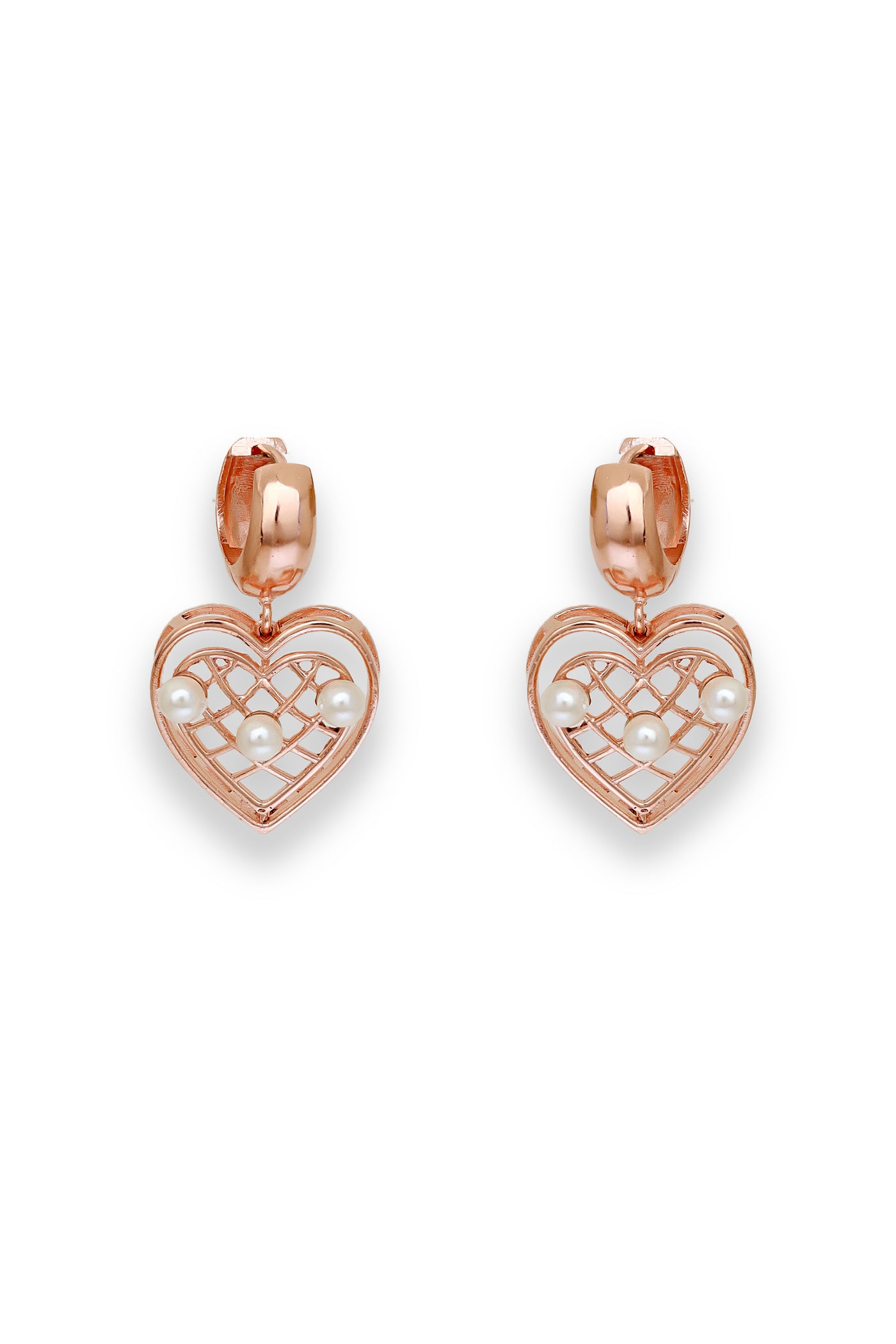 Esme Melodic Muse Earring Rosegold indian designer wear online shopping melange singapore