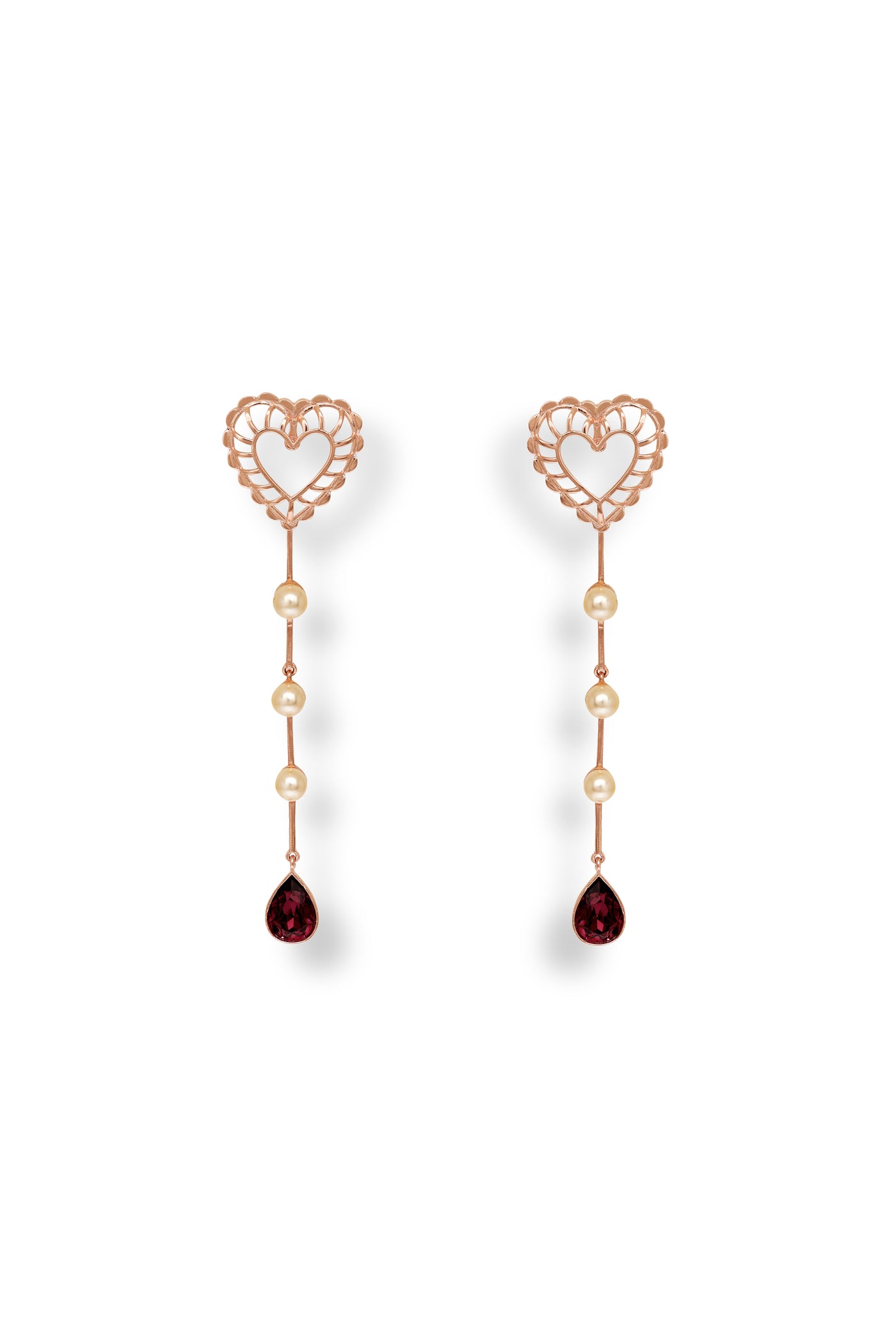 Esme Sweet Serenade Earring Violet indian designer wear online shopping melange singapore