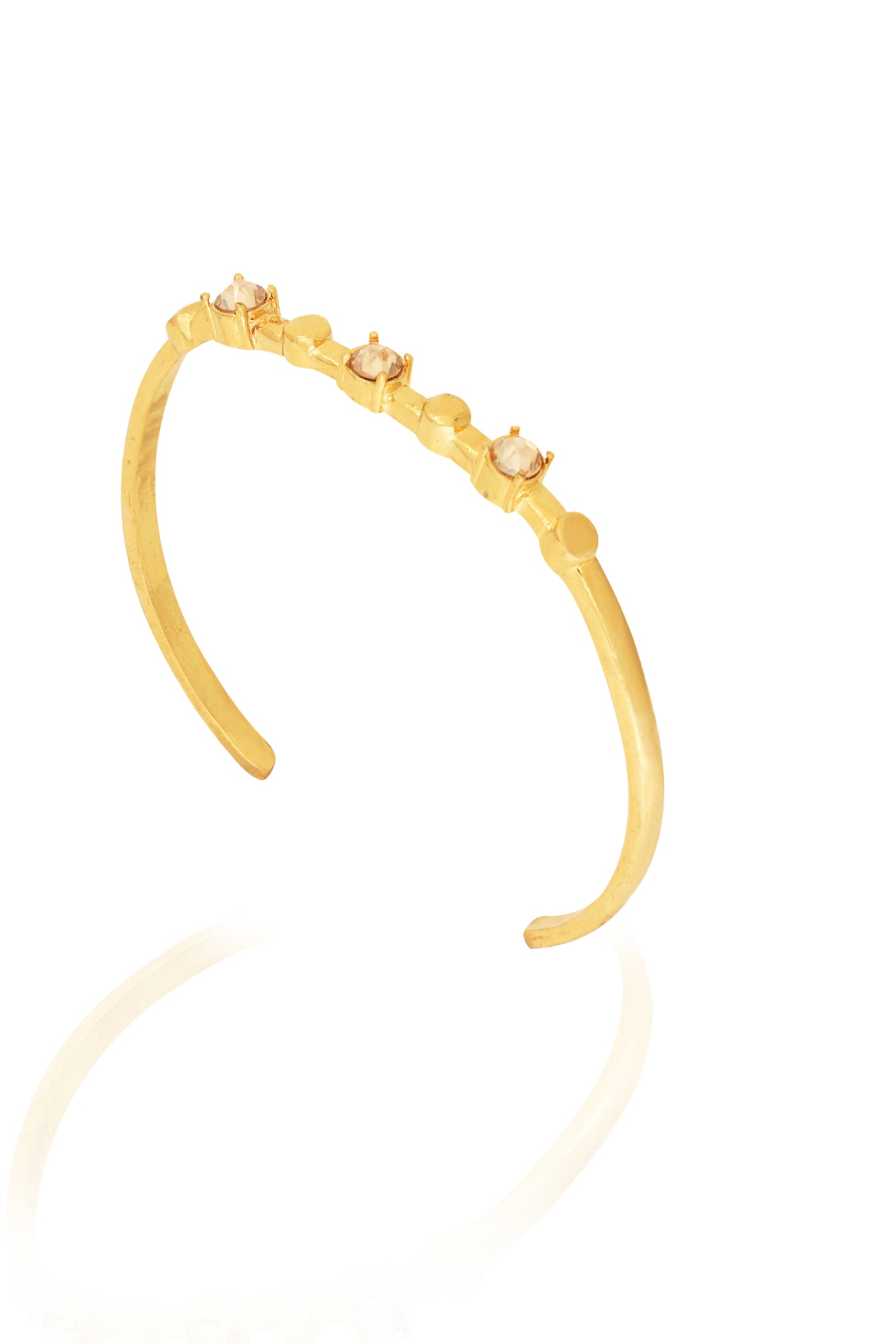 ESME Water Lily Golden In Gold jewellery indian designer wear online shopping melange singapore