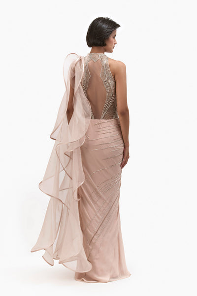 Gaurav Gupta The Cosmic Prism Saree Gown indian designer wear online shopping melange singapore