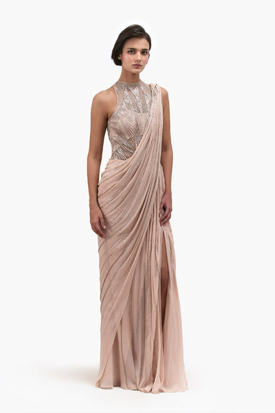 Gaurav Gupta The Cosmic Prism Saree Gown indian designer wear online shopping melange singapore