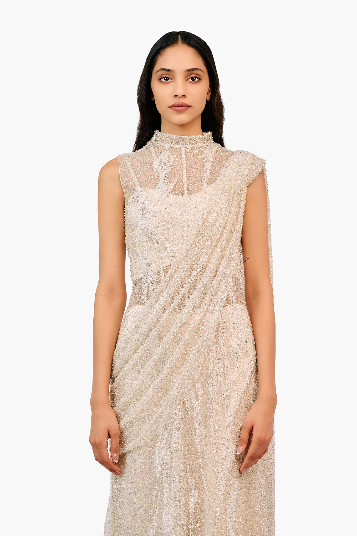 Gaurav Gupta The Crystal Saree indian designer wear online shopping melange singapore 