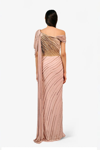 Gaurav Gupta The Ecliptic Saree Gown indian designer wear online shopping melange singapore 