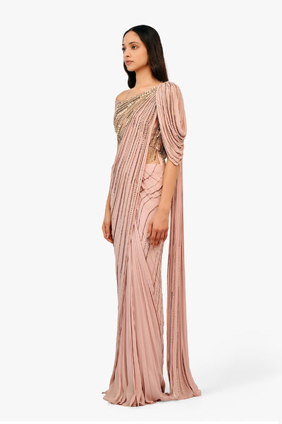 Gaurav Gupta The Ecliptic Saree Gown indian designer wear online shopping melange singapore 