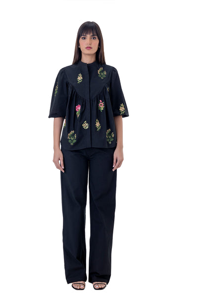 Gaya Rose Top indian designer wear online shopping melange singapore