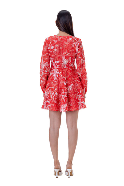 Gaya Snow Dress indian designer wear online shopping melange singapore