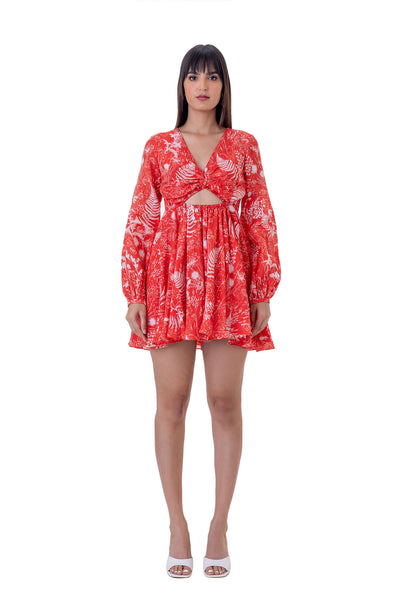 Gaya Snow Dress indian designer wear online shopping melange singapore