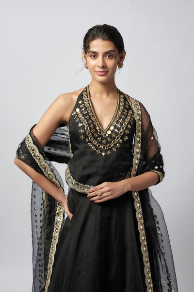 Gopi Vaid Aashreen Lehenga Set indian designer wear online shopping melange singapore