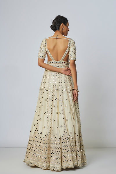 Gopi Vaid Aasmi Anarkali Set indian designer wear online shopping melange singapore
