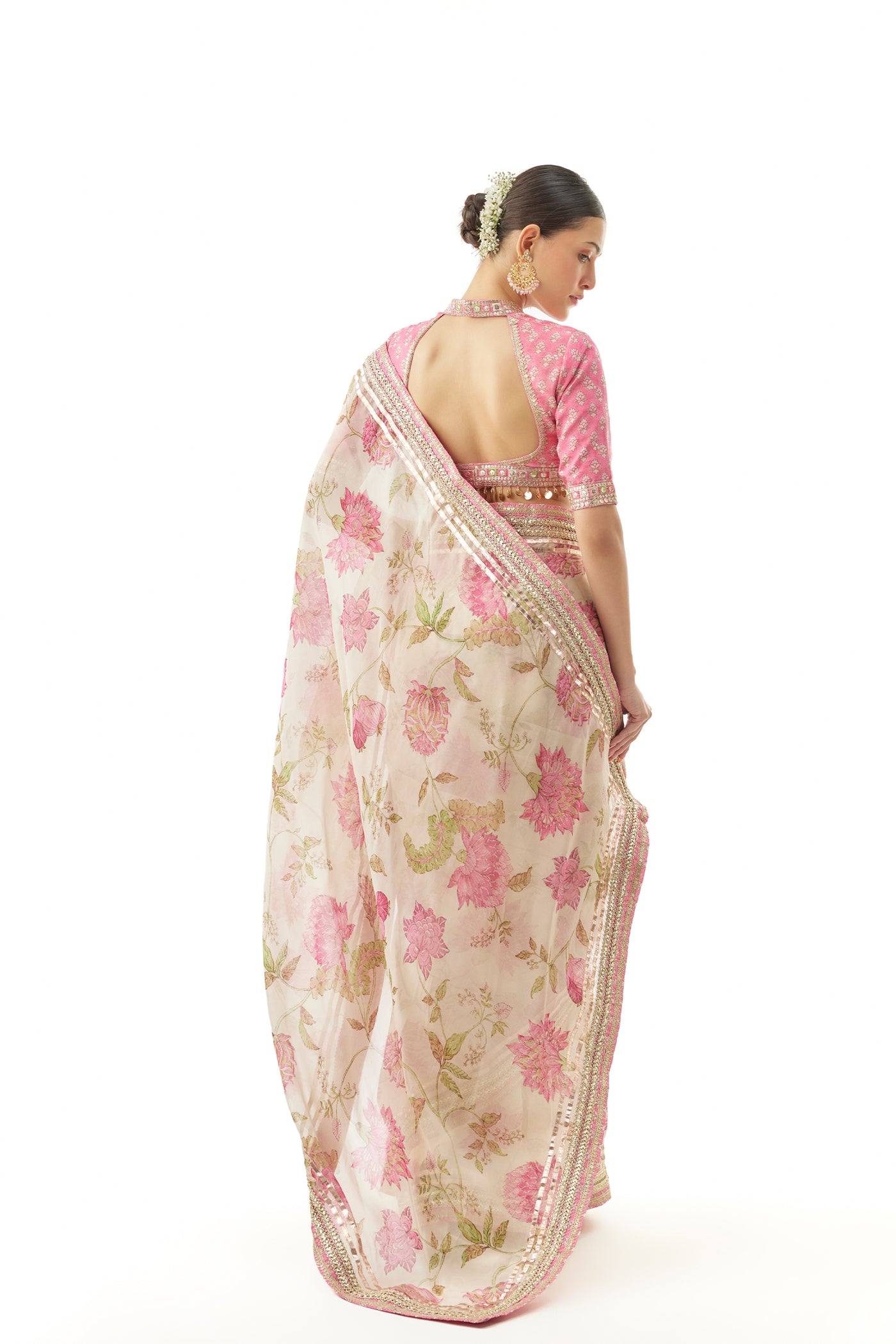 Gopi Vaid Aavika Saree Set Indian designer wear online shopping melange singapore