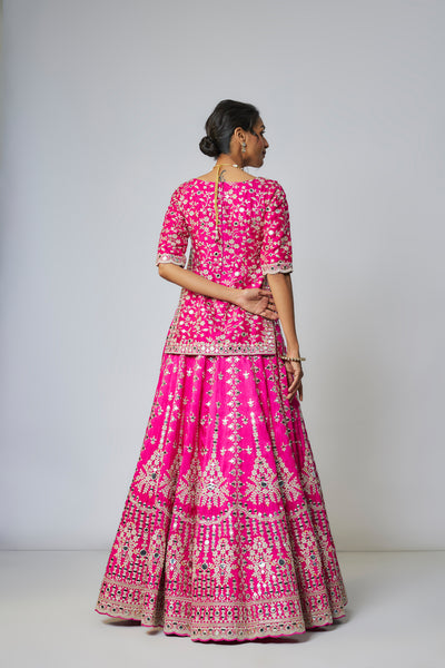 Gopi Vaid Abhirami Lehenga Set indian designer wear online shopping melange singapore