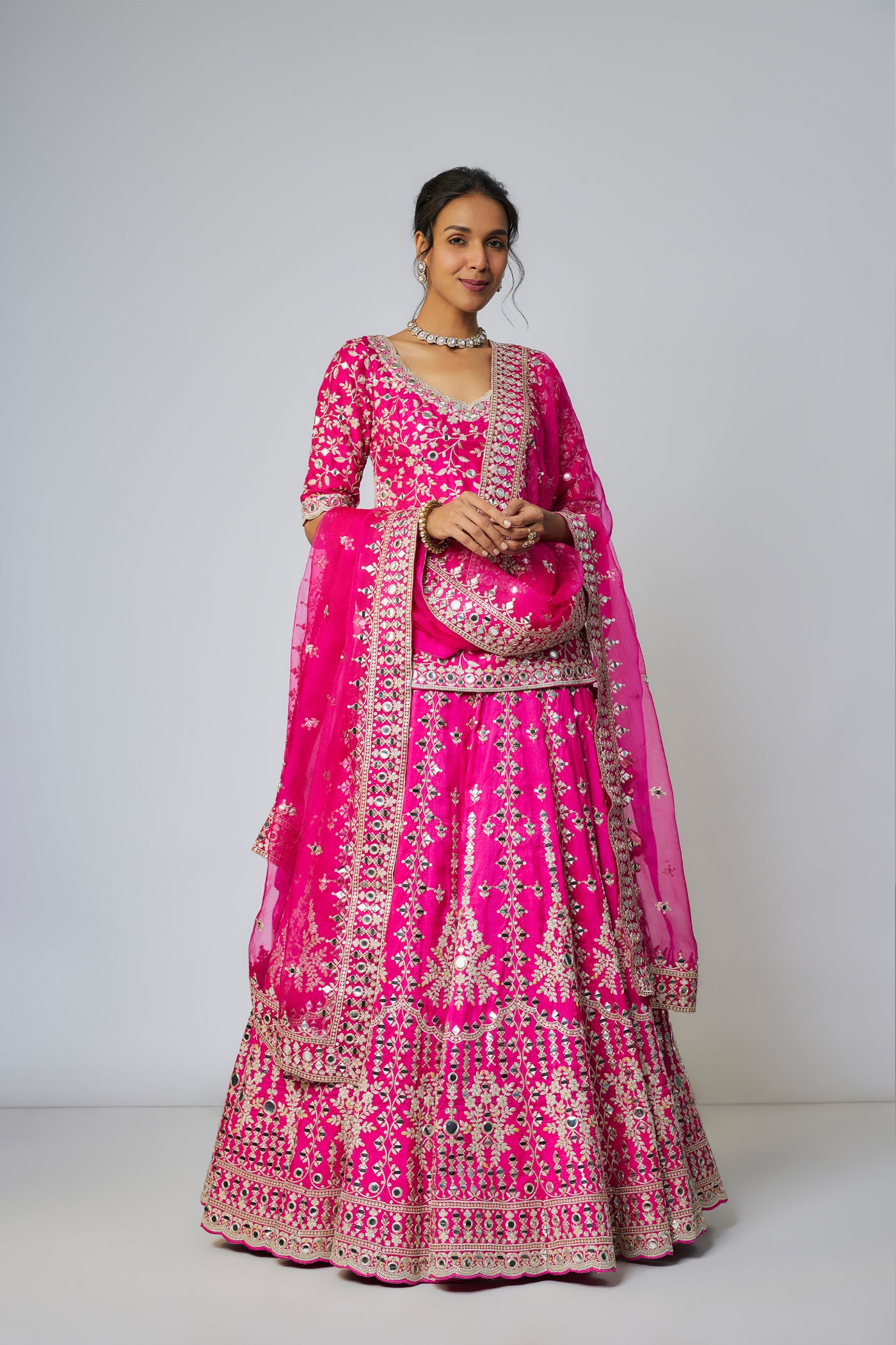 Gopi Vaid Abhirami Lehenga Set indian designer wear online shopping melange singapore