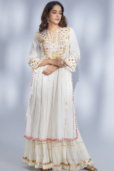 Gopi Vaid Adah Sharara Set indian designer wear online shopping melange singapore