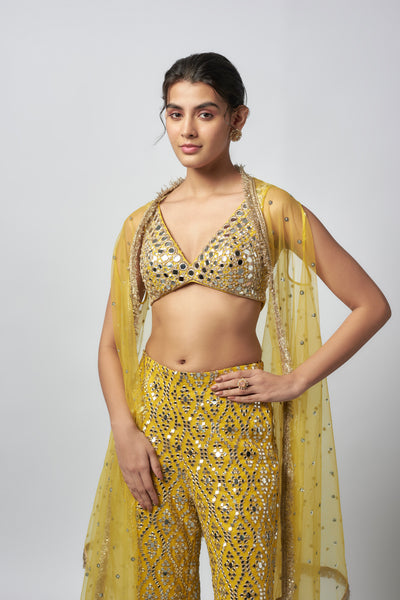 Gopi Vaid Ahsaas Pant Set indian designer wear online shopping melange singapore