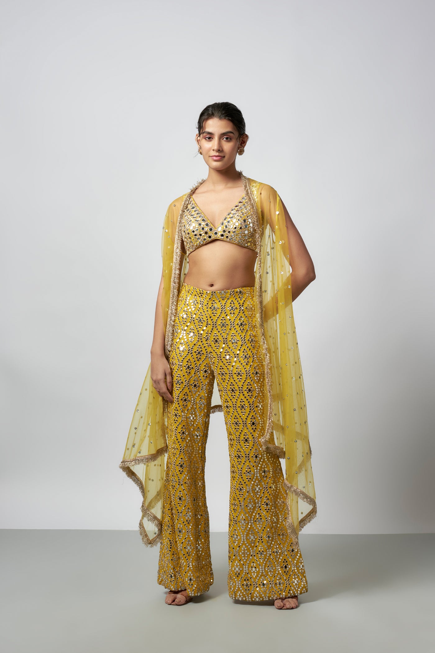Gopi Vaid Ahsaas Pant Set indian designer wear online shopping melange singapore
