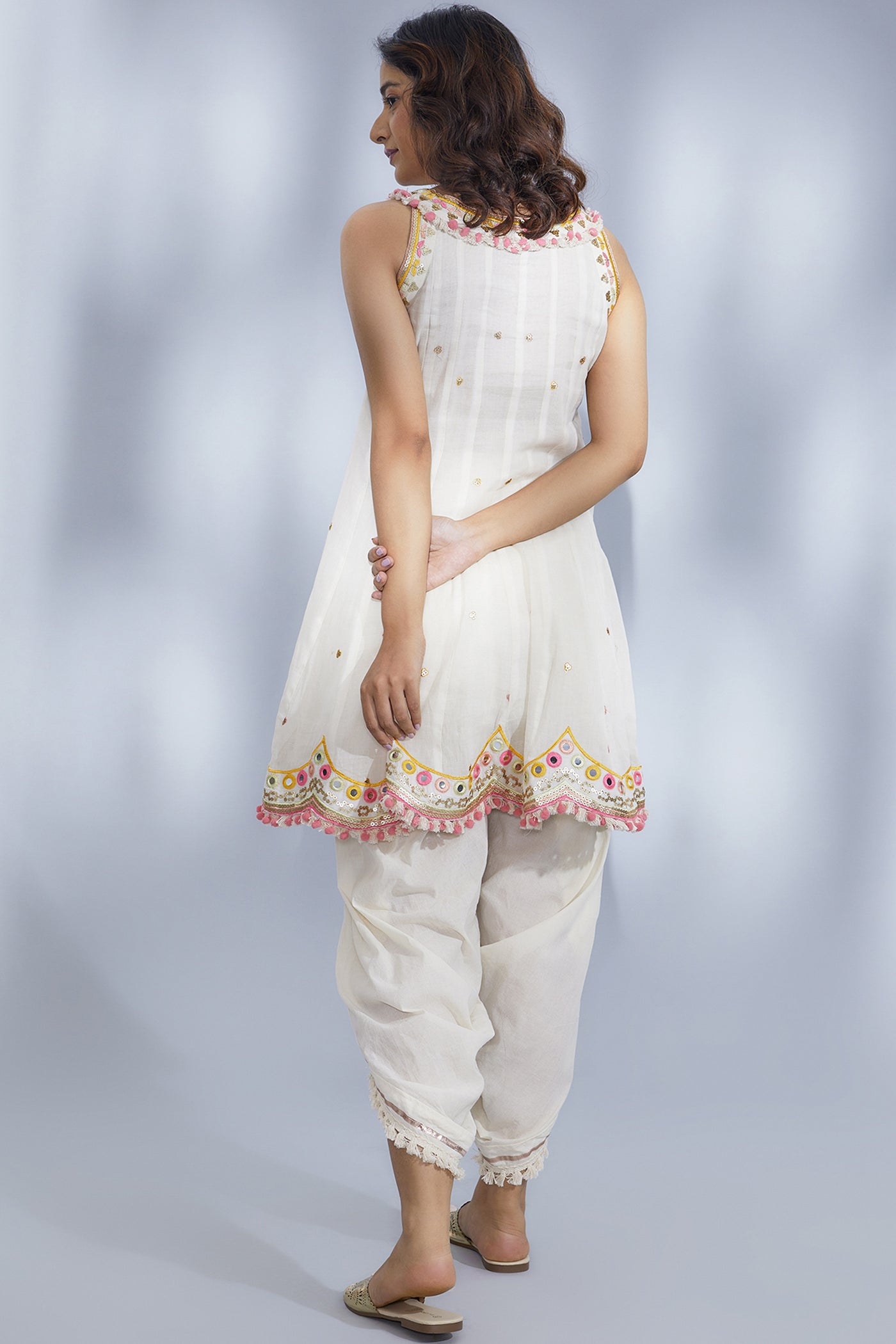 Gopi Vaid Aisha Dhoti Set indian designer wear online shopping melange singapore