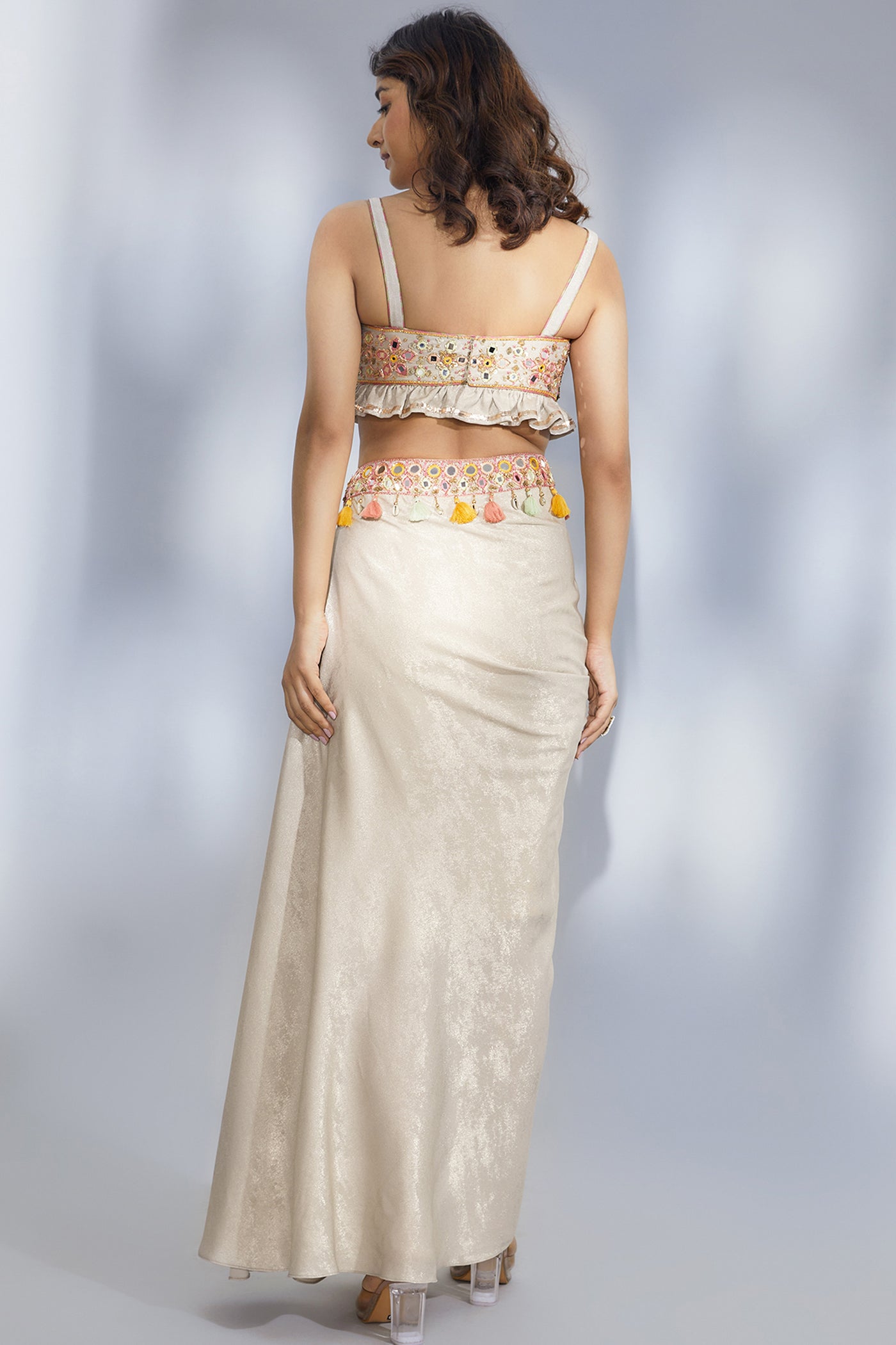 Gopi Vaid Alisha Skirt Set indian designer wear online shopping melange singapore