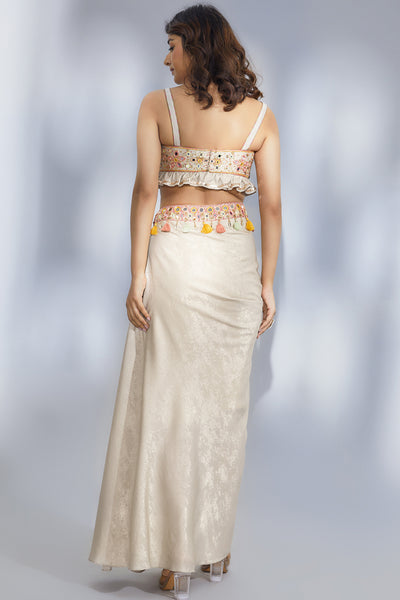 Gopi Vaid Alisha Skirt Set indian designer wear online shopping melange singapore